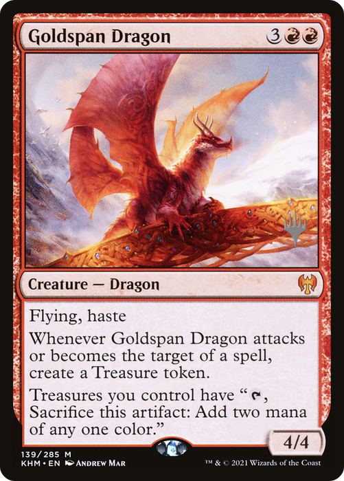 Goldspan Dragon (PPKHM-139P) - mythic