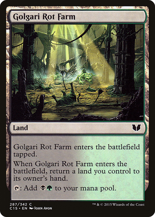 Golgari Rot Farm (C15-287) - common