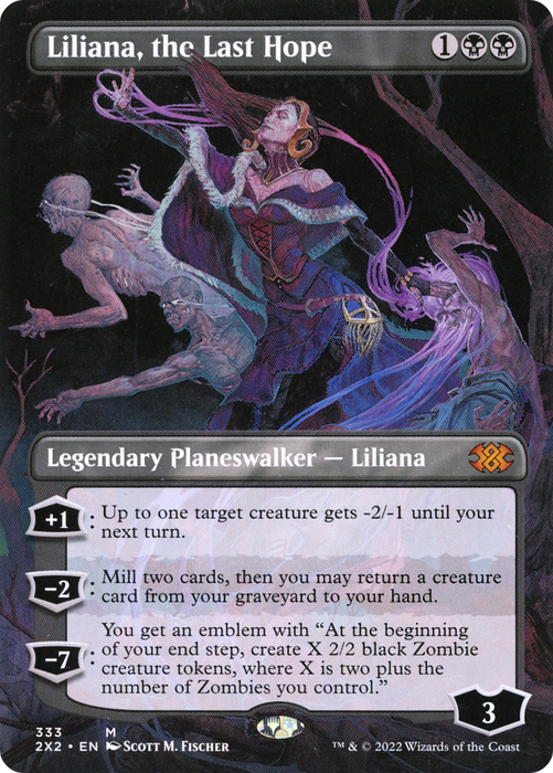 Liliana, the Last Hope (2X2-333) - mythic (Borderless) - Foil