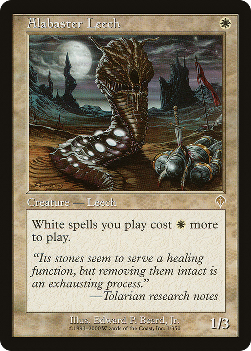 Alabaster Leech (INV-001) - rare - Foil