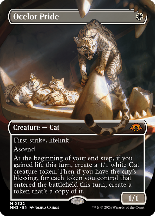 Ocelot Pride (MH3-322) - mythic (Borderless) - Foil