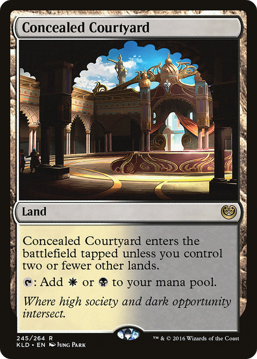 Concealed Courtyard (KLD-245) - rare - Foil