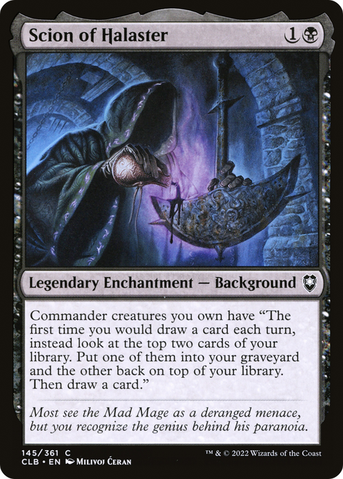 Scion of Halaster (CLB-145) - common - Foil