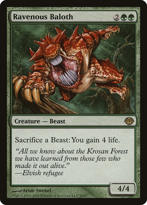 Ravenous Baloth (DDD-008) - rare