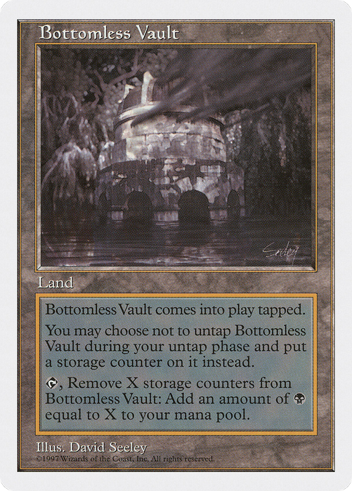Bottomless Vault (5ED-411) - rare