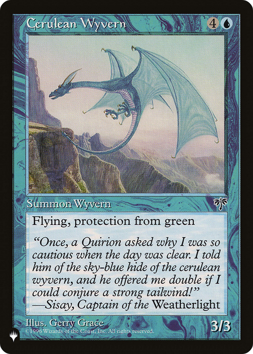Cerulean Wyvern (LIST-MIR-57) - uncommon