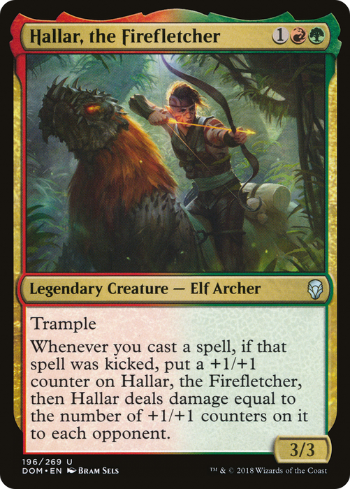 Hallar, the Firefletcher (DOM-196) - uncommon