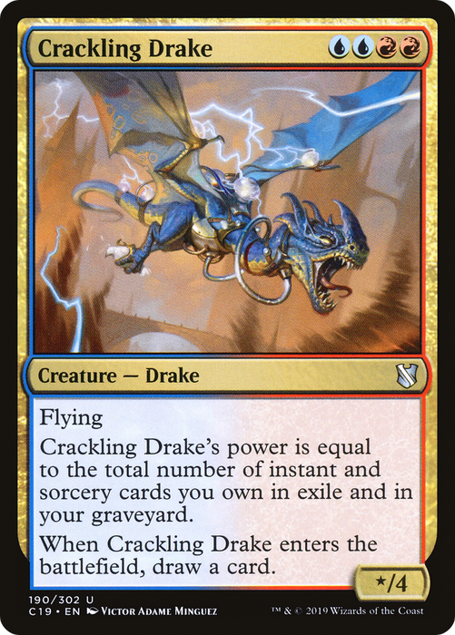 Crackling Drake (C19-190) - uncommon