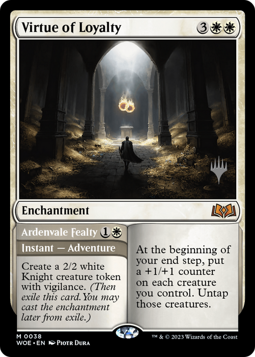 Virtue of Loyalty // Ardenvale Fealty (PPWOE-38P) - mythic