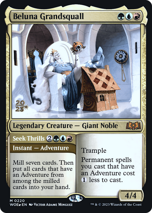 Beluna Grandsquall // Seek Thrills (PRE-220S) - mythic - Foil