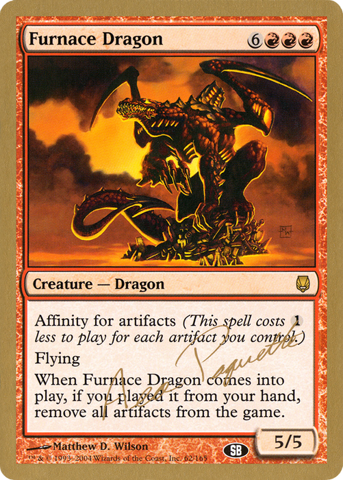 Furnace Dragon (WCD-AP62SB) - rare