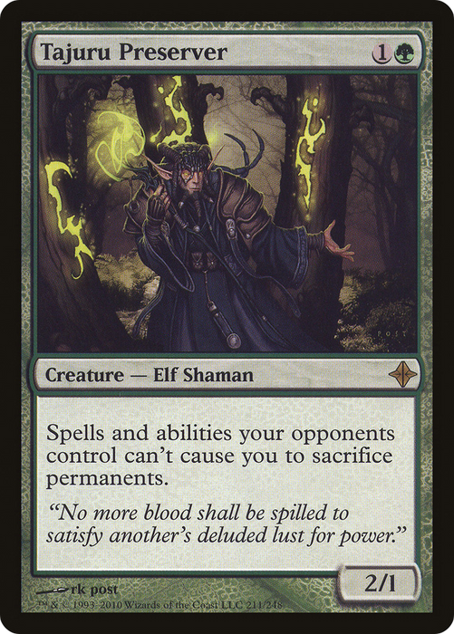 Tajuru Preserver (ROE-211) - rare - Foil