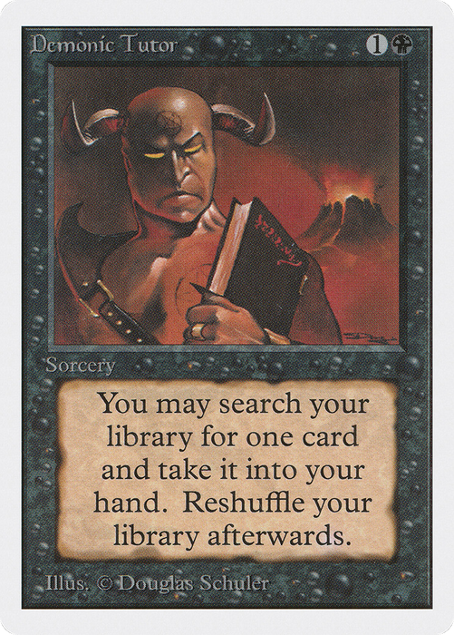 Demonic Tutor (2ED-105) - uncommon