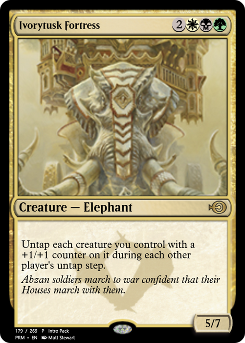 Ivorytusk Fortress (PRM-54510) - rare - Foil