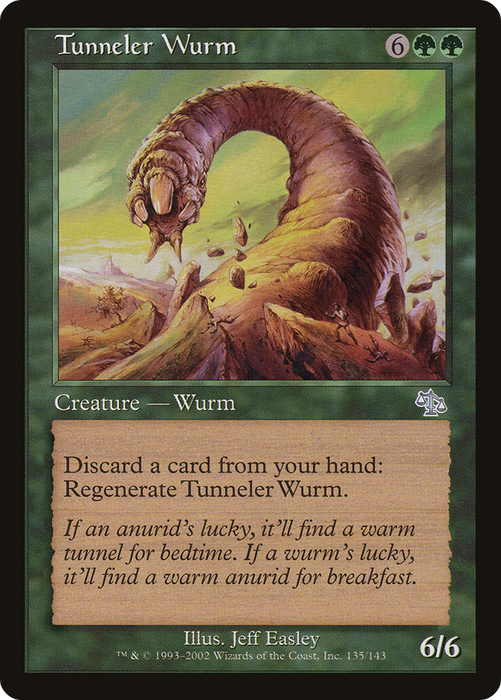 Tunneler Wurm (JUD-135) - uncommon - Foil