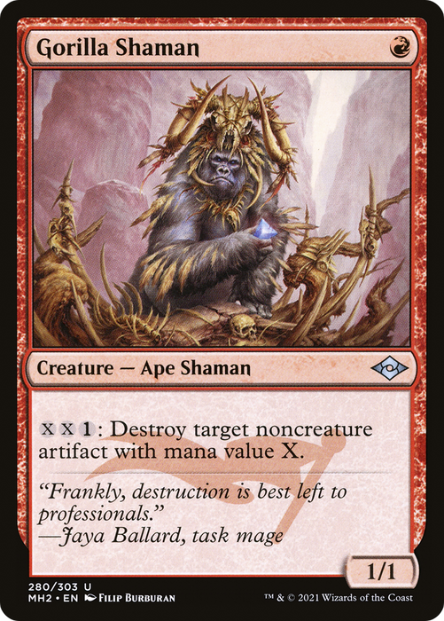 Gorilla Shaman (MH2-280) - uncommon - Etched Foil