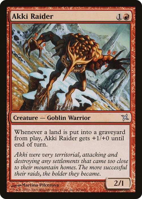 Akki Raider (BOK-092) - uncommon