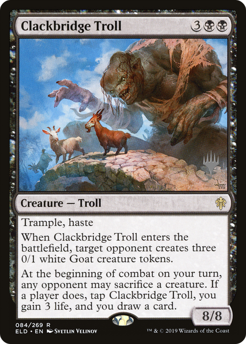 Clackbridge Troll (PPELD-84P) - rare - Foil