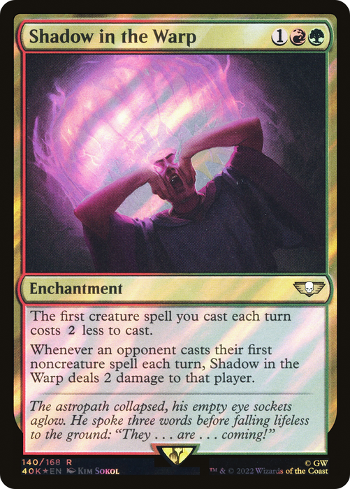 Shadow in the Warp (40K-140★) - rare - Foil