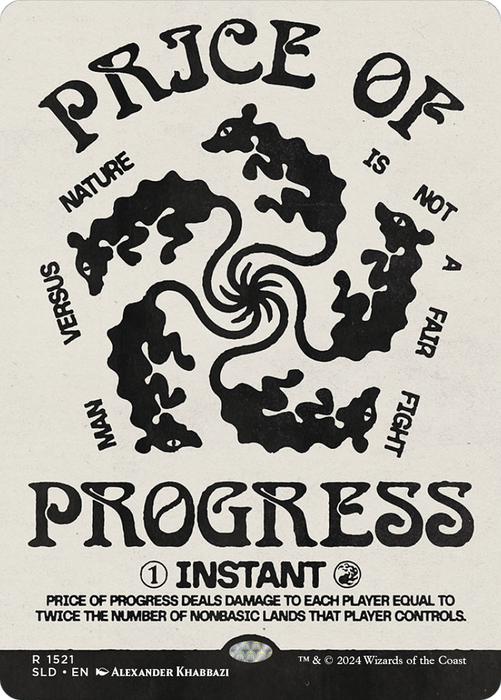 Price of Progress (SLD-1521) - rare: (Showcase) (Borderless)