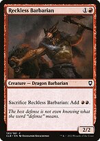 Reckless Barbarian (CLB-193) - common