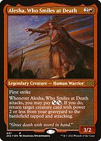 Alesha, Who Smiles at Death (2X2-447) - rare - Etched Foil