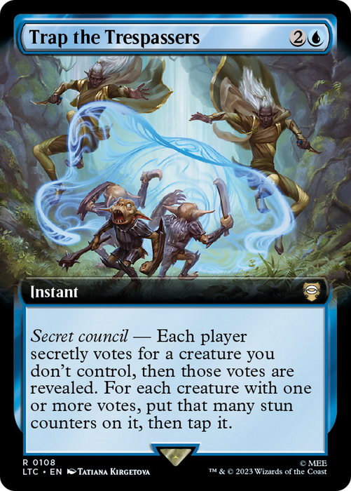 Trap the Trespassers (LTC-108) - rare: (Extended Art)