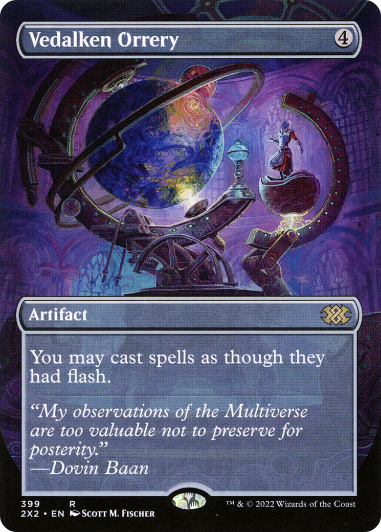 Vedalken Orrery (2X2-399) - rare (Borderless) - Foil
