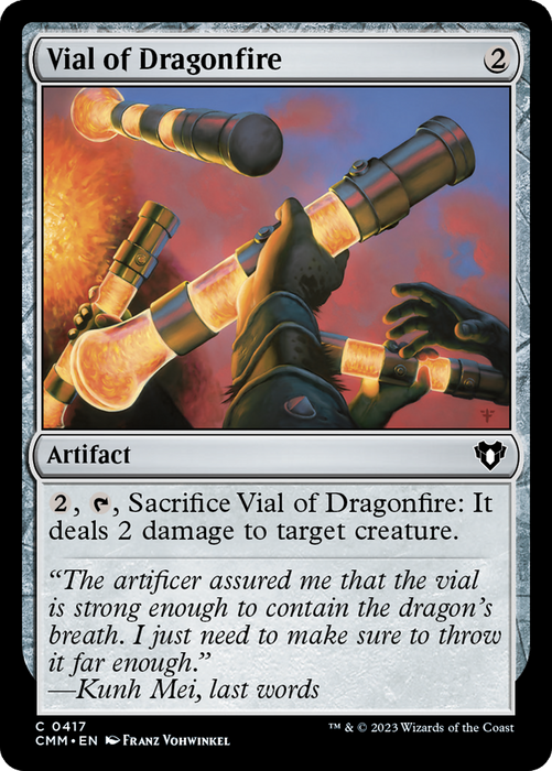 Vial of Dragonfire (CMM-417) - common - Foil