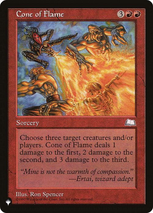 Cone of Flame (LIST-WTH-95) - uncommon