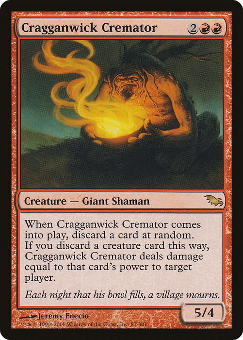 Cragganwick Cremator (SHM-087) - rare - Foil