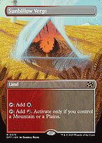 Sunbillow Verge (DFT-373) - rare (Borderless)