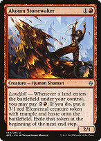 Akoum Stonewaker (BFZ-140) - uncommon