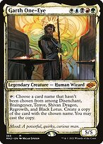 Garth One-Eye (MH2-365) - mythic: (Showcase) - Foil