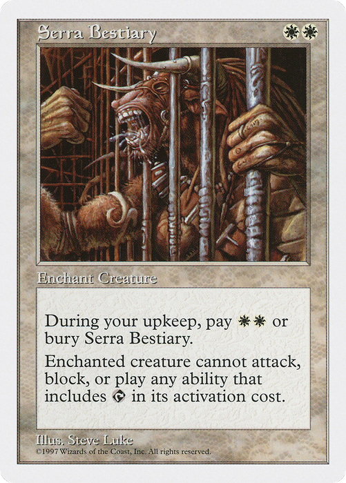 Serra Bestiary (5ED-060) - uncommon