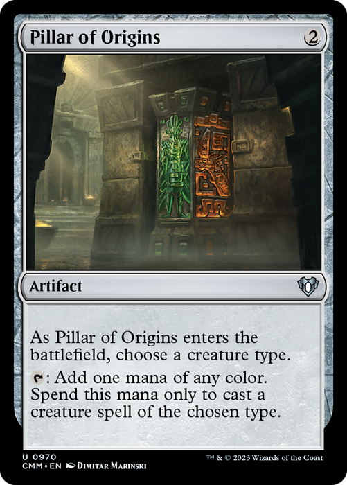 Pillar of Origins (CMM-970) - uncommon
