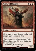 Avatar of Slaughter (CMM-206) - rare - Foil
