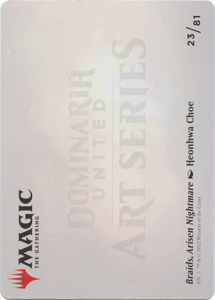 Braids, Arisen Nightmare // Braids, Arisen Nightmare (ADMU-023) - common (Borderless) - Foil