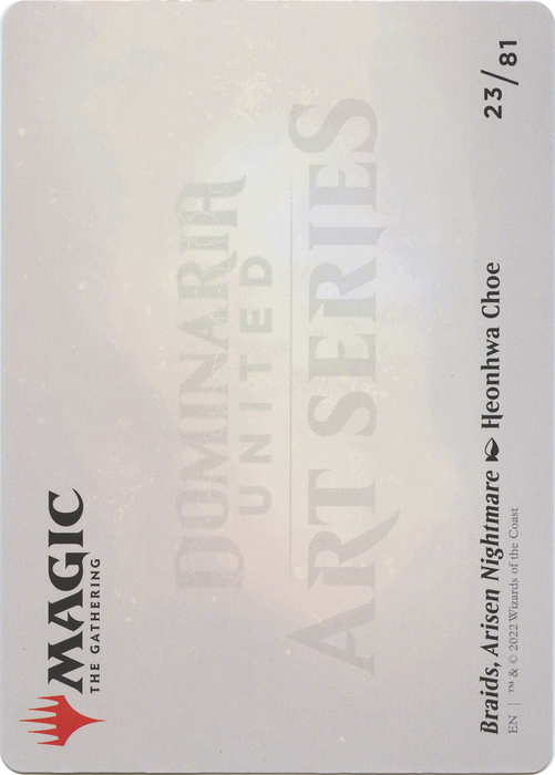 Braids, Arisen Nightmare // Braids, Arisen Nightmare (ADMU-023) - common (Borderless) - Foil