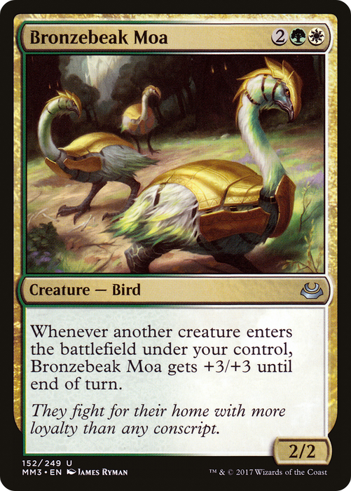 Bronzebeak Moa (MM3-152) - uncommon - Foil