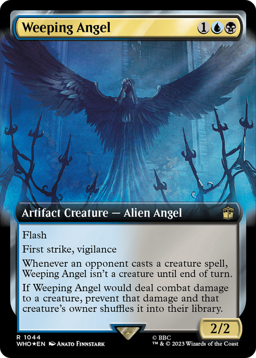 Weeping Angel (WHO-1044) - rare: (Extended Art) - Foil