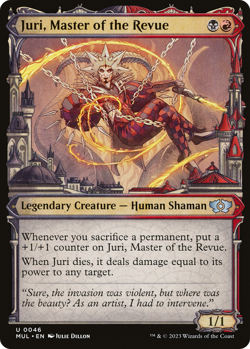 Juri, Master of the Revue (MUL-046) - uncommon: (Showcase) - Foil