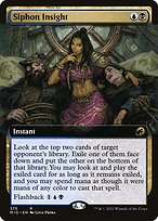 Siphon Insight (MID-375) - rare: (Extended Art) - Foil