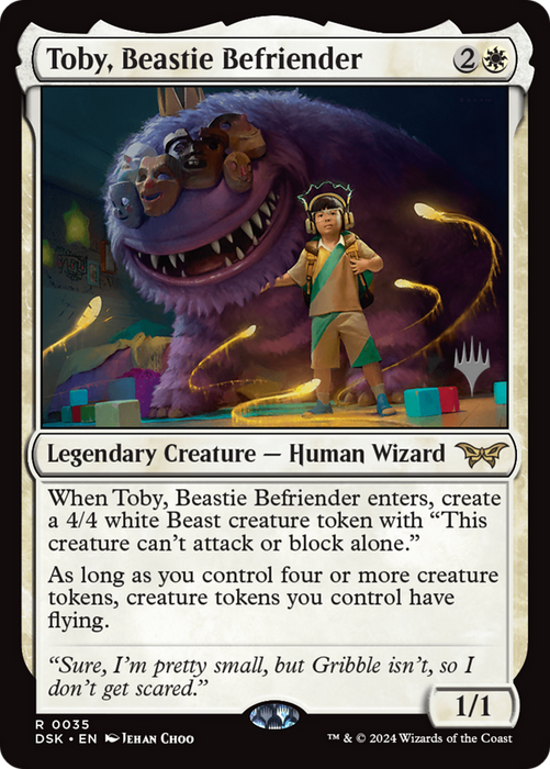 Toby, Beastie Befriender (PPDSK-35P) - rare - Foil