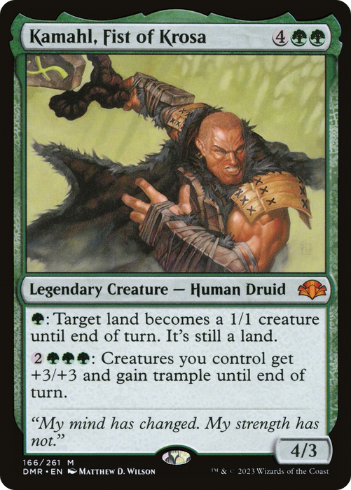 Kamahl, Fist of Krosa (DMR-166) - mythic - Foil