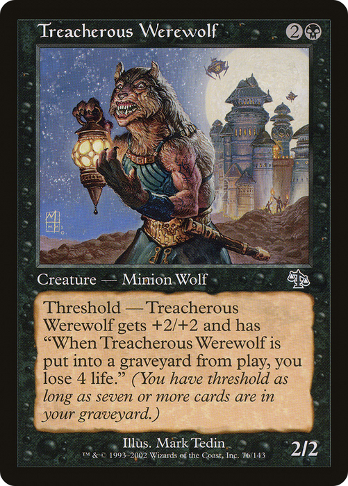 Treacherous Werewolf (JUD-076) - common
