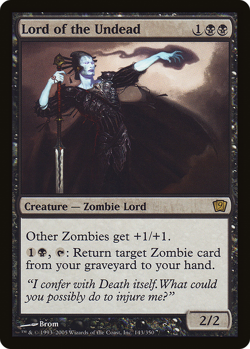 Lord of the Undead (9ED-143★) - rare - Foil