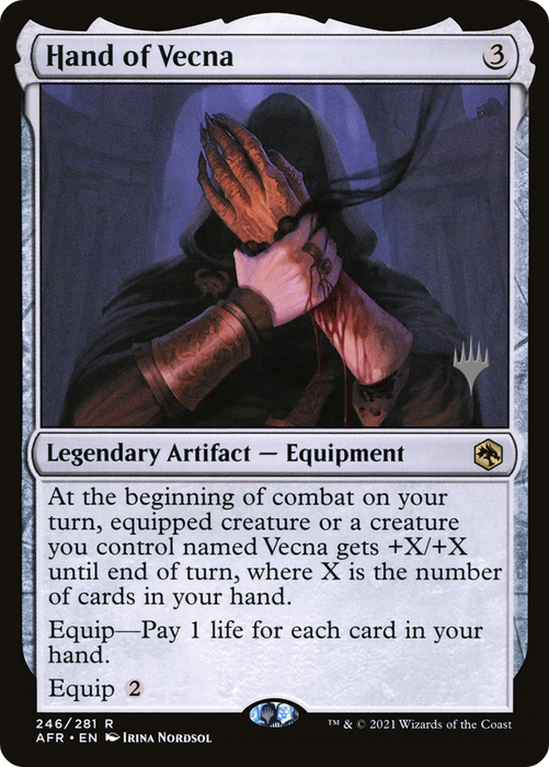 Hand of Vecna (PPAFR-246P) - rare - Foil