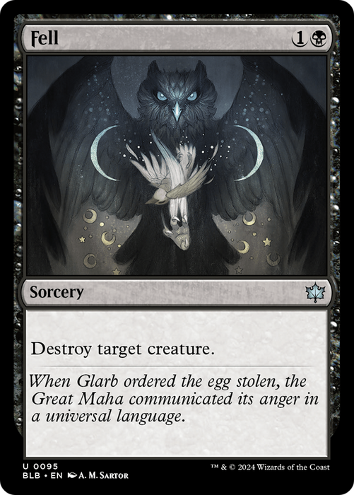Fell (BLB-095) - uncommon - Foil