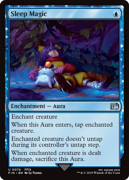 Sleep Magic (FIN-074) - uncommon: (enchantment) - Foil